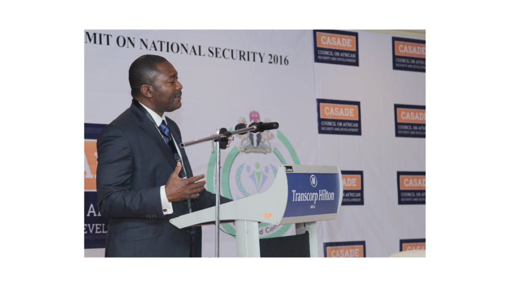 John O. Ifediora’s opening remarks -Nigeria summit on national security 2016
